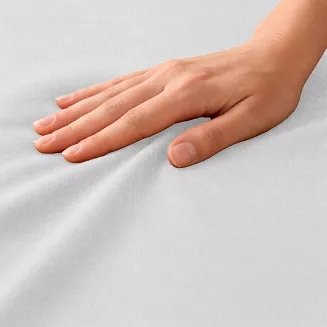 Prześcieradło jersey z gumką 200x220 białe