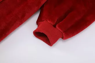 Kocobluza z kapturem Sherpa HOODIE bordowa