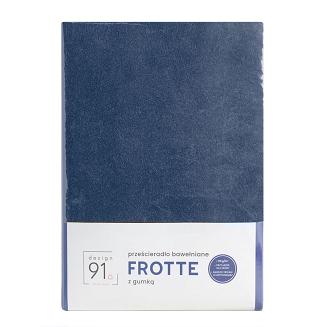 Prześcieradło FROT 200x220 Design91 granatowy