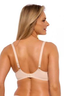 Biustonosz z koronką Semi-Soft Astrid  1261 półusztywniany beżowy