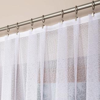 Firanka żakardowa gotowa na żabki MODESTA-1 300x250 biała