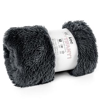 Koc narzuta TIFANY 200x220 Design91 stalowy