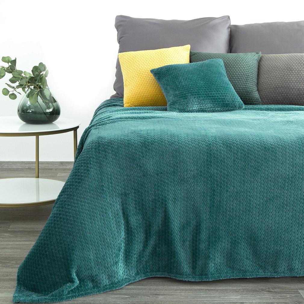 Koc narzuta ZOE 150x200 Eurofirany c.turkusowy