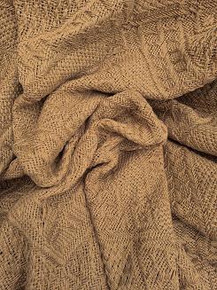 Komplet dekoracyjny narzuta 160x205 + 2x 60x160 ROMBY camel