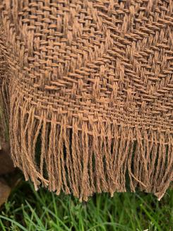 Komplet dekoracyjny narzuta 160x205 + 2x 60x160 ROMBY camel
