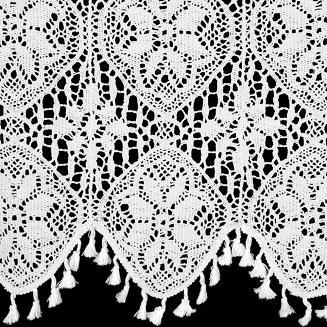 Firana gotowa na taśmie MOLY 130x50 Eurofirany biały