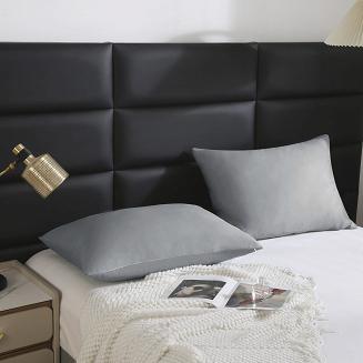 Poszewka satyna bawełniana SIN 50x60 grafitowa