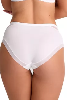 Figi damskie z koronką Paris 1302 biały