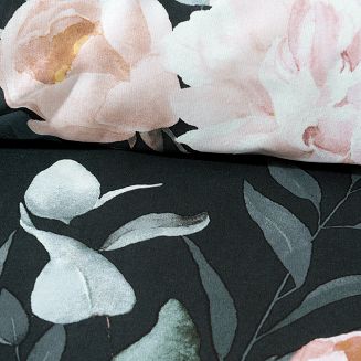 Pościel bawełniana ROSITA1 220x200 Eurofirany czarny