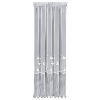 Firana gotowa na taśmie AVRIL 140x270 Eurofirany biały