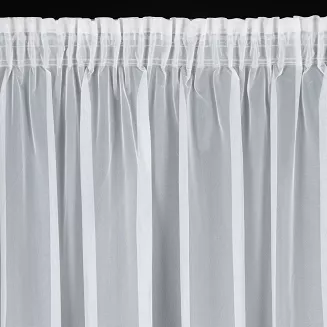 Firana gotowa na taśmie AVRIL 140x270 Eurofirany biały