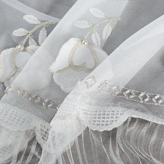 Firana gotowa na taśmie AVRIL 140x270 Eurofirany biały