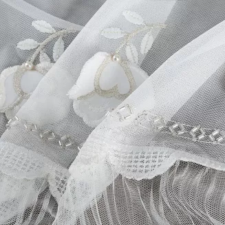 Firana gotowa na taśmie AVRIL 140x270 Eurofirany biały