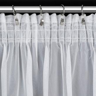 Firana gotowa na taśmie AVRIL 140x270 Eurofirany biały