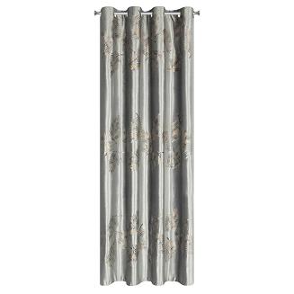 Zasłona gotowa na przelotkach IDALIA 140x250 Eurofirany srebrny