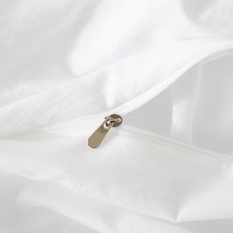 Biała Pościel w Serca 140x200 Cuty Serce