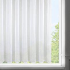 Firana gotowa na przelotkach LUCY 350x150 Eurofirany biała