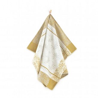 Komplet ścierek kuchennych + ręcznik ZWOLTEX Jarzębina żółty