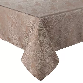Obrus dekoracyjny ISLA 140x180 Eurofirany ciemnobeżowy