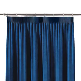 Zasłona gotowa na taśmie VELVI 140x260 granatowa