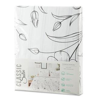 Pościel satynowa SPRING 140x200 Eurofirany biały