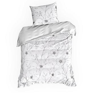 Pościel satynowa SPRING 140x200 Eurofirany biały