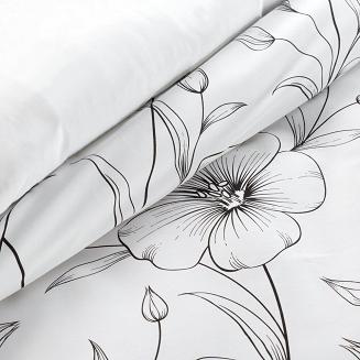 Pościel satynowa SPRING 140x200 Eurofirany biały