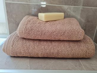 Ręcznik kąpielowy RIMINI 50x100 gładki beżowy