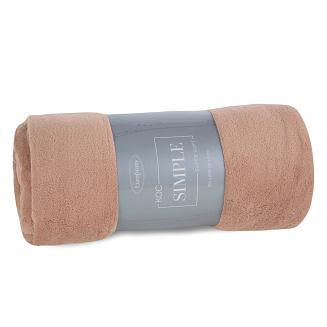 Koc narzuta SIMPLE1 150x200 Eurofirany beżowy