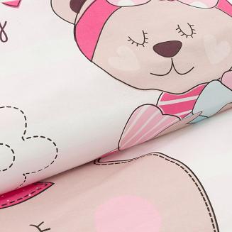 Pościel satynowa KID 100x135 Eurofirany wielokolorowy