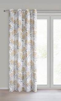 Zasłona gotowa na przelotkach INARI 140x250 Eurofirany srebrny