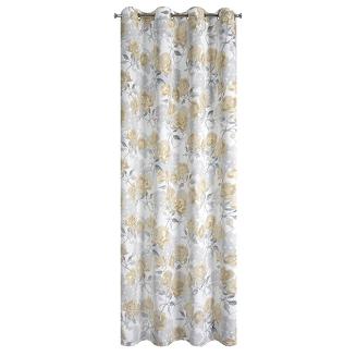 Zasłona gotowa na przelotkach INARI 140x250 Eurofirany srebrny