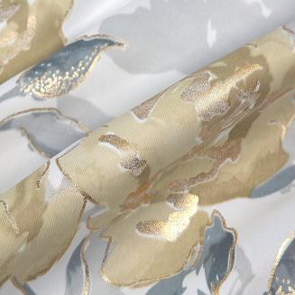 Zasłona gotowa na przelotkach INARI 140x250 Eurofirany srebrny