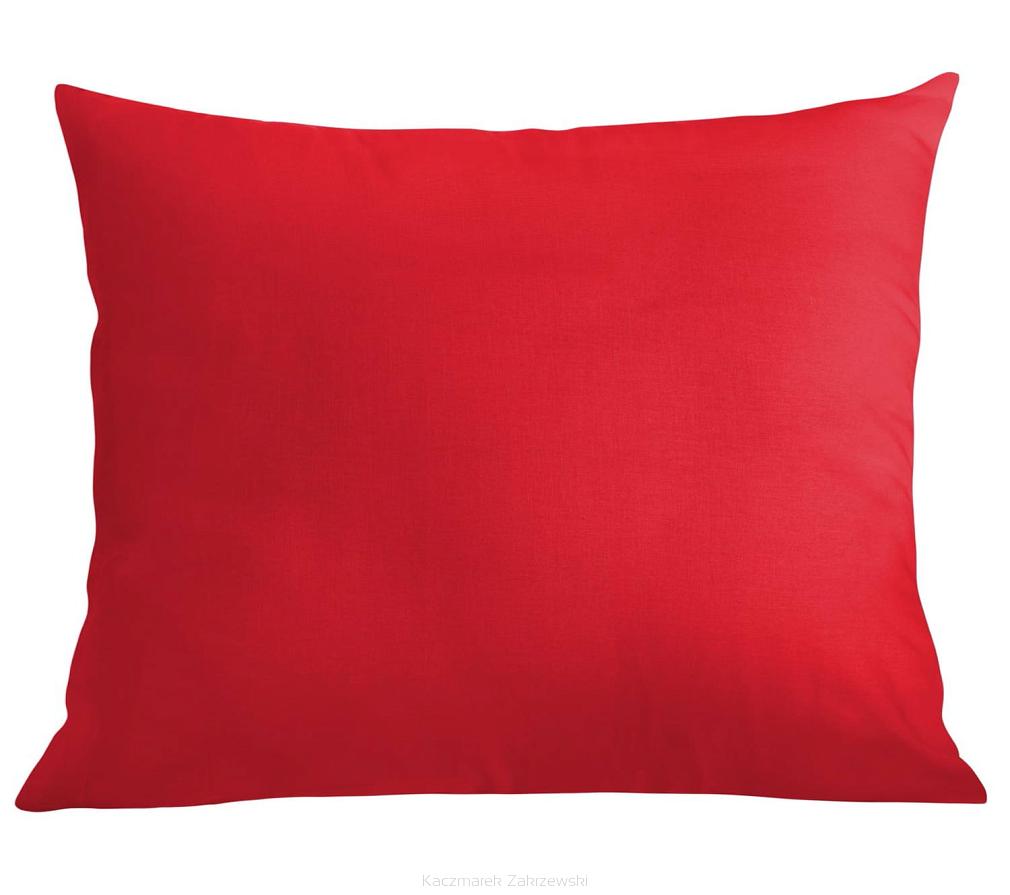 Poszewka bawełniana SIMPLY 50x70 czerwona