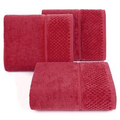 Ręcznik bawełniany IBIZA 50x90 Eurofirany czerwony