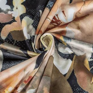 Zasłona gotowa na taśmie BETTY 140x300 Eurofirany grafitowy