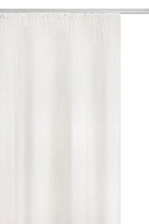 Biała Zasłona Welurowa Na Taśmie 140x270 Velvet Soft