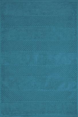 Dywanik łazienkowy 50x70 JESSI Eurofirany wytłaczany geometryczny turkusowy