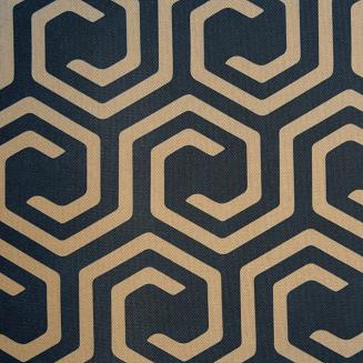 Zasłona gotowa na przelotkach JULIET 140x250 Design91 grafitowy/beżowy