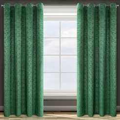 Zasłona gotowa na przelotkach ELLEN 140x250 Design91 zielony