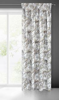 Zasłona gotowa na taśmie RODOS 140x270 Eurofirany biały