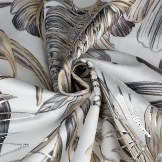 Zasłona gotowa na taśmie RODOS 140x270 Eurofirany biały