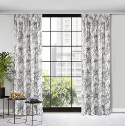 Zasłona gotowa na taśmie RODOS 140x270 Eurofirany biały