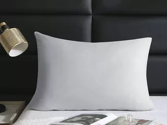 Poszewka satyna bawełniana SIN 40x60 szara