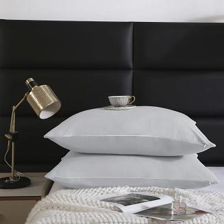 Poszewka satyna bawełniana SIN 40x60 szara