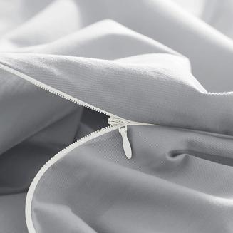 Poszewka satyna bawełniana SIN 40x60 szara