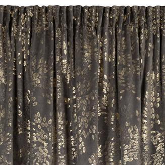 Zasłona gotowa na taśmie FELIS 140x270 Eurofirany grafitowy