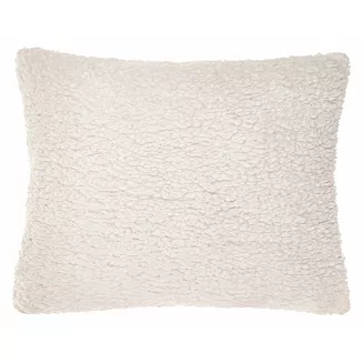 Kremowa Poszewka z Bukli 50x70  Baranek Dreamy Boucle
