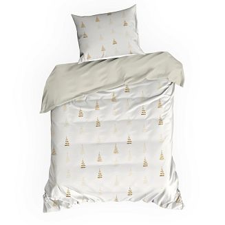 Komplet pościeli świąteczny POS 140x200 Eurofirany biały