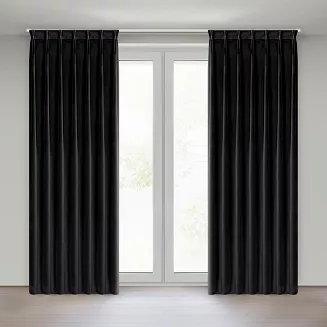 Zasłona gotowa MELANIE 140x270 Eurofirany czarny